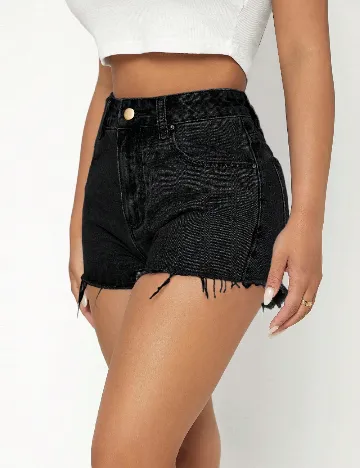 Pantaloni scurti SHEIN, negru