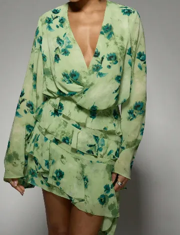 Rochie scurta Missguided, verde