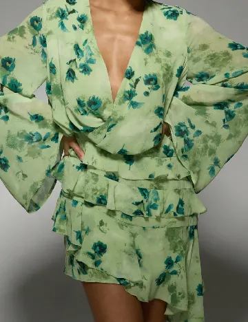 Rochie scurta Missguided, verde