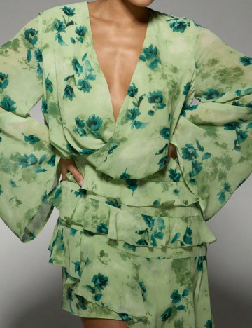 Rochie scurta Missguided, verde