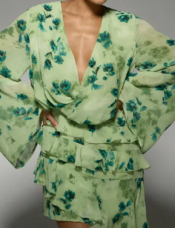 Rochie scurta Missguided, verde