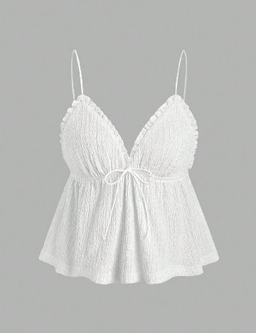 Top SHEIN, alb