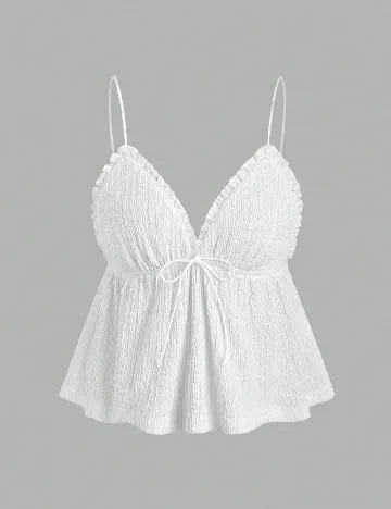 Top SHEIN, alb