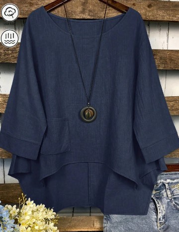 Bluza SHEIN, albastru