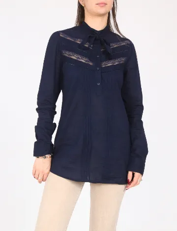 Bluza Bershka, bleumarin