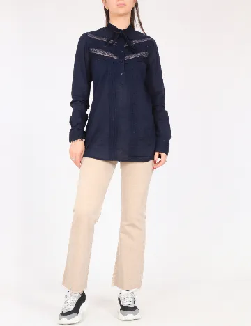 Bluza Bershka, bleumarin