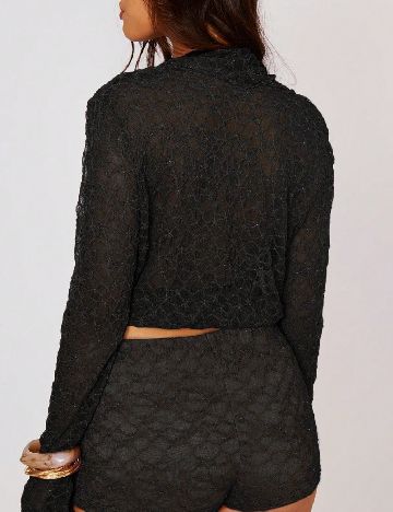 Top SHEIN, negru