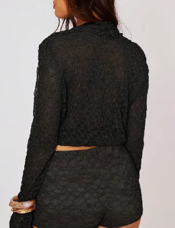 Top SHEIN, negru
