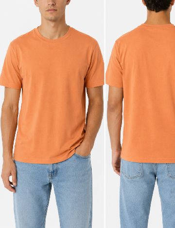Tricou Zara, portocaliu