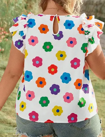 Bluza SHEIN CURVE, floral print