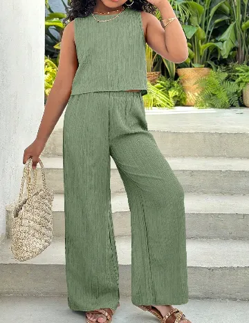 Compleu Shein Kids, verde