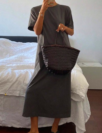 Rochie medie Livesso, gri