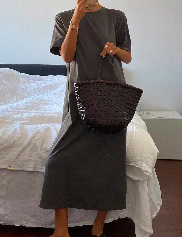 Rochie medie Livesso, gri