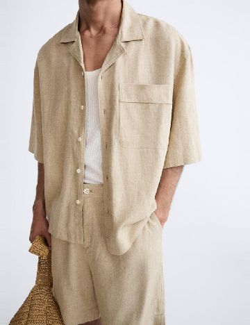 Camasa Zara, crem