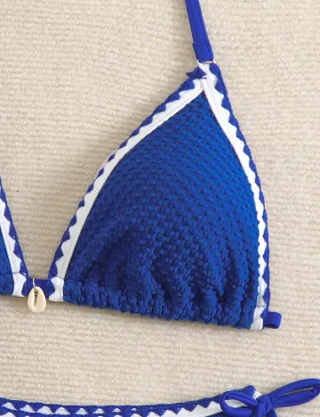 Costum de baie Shein Kids, albastru