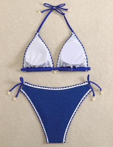 Costum de baie Shein Kids, albastru