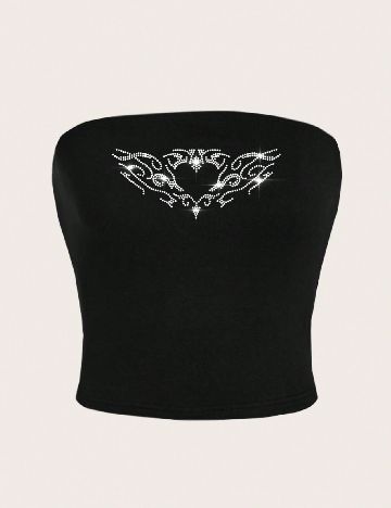 Top SHEIN, negru