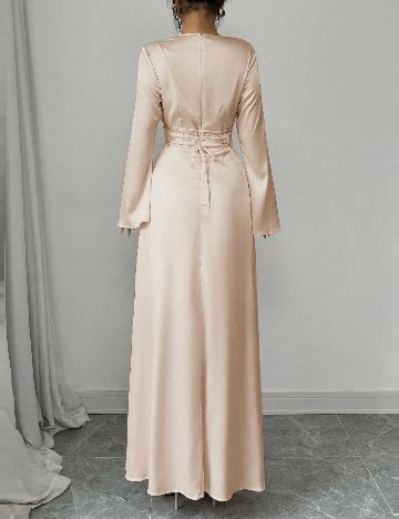 Rochie lunga SHEIN, crem