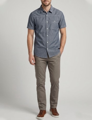 Camasa Bershka, albastru