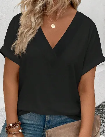 Bluza SHEIN CURVE, negru