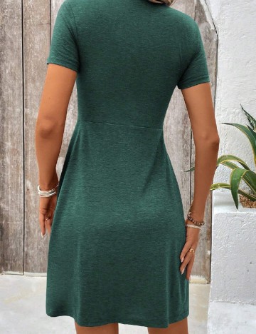 Rochie scurta SHEIN, verde