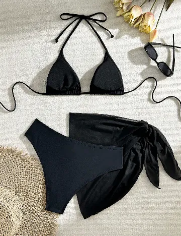 Costum de baie SHEIN, negru