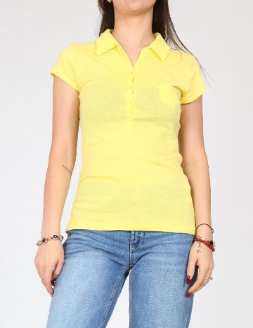 Tricou Bershka, galben