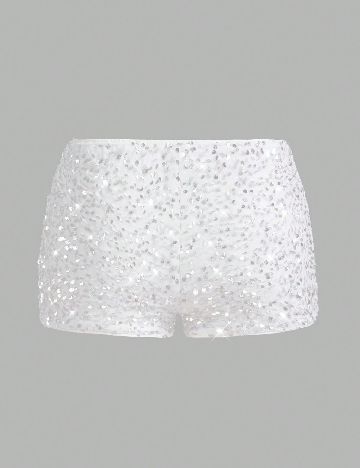 Pantaloni scurti SHEIN, albastru