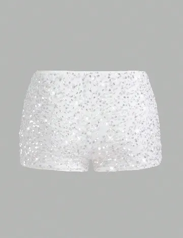 Pantaloni scurti SHEIN, albastru