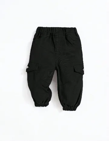 Pantaloni Shein Kids, negru