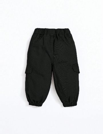 Pantaloni Shein Kids, negru