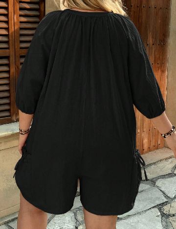 Salopeta SHEIN CURVE, negru