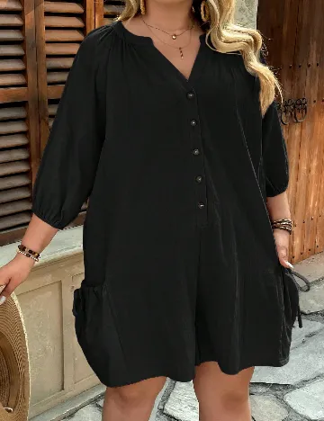 Salopeta SHEIN CURVE, negru