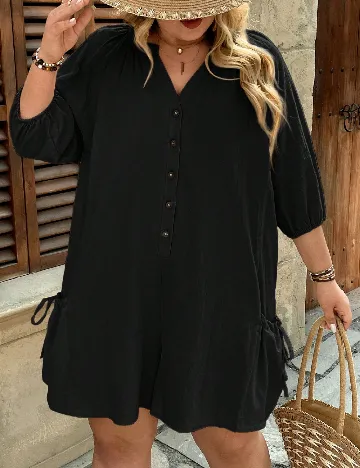 Salopeta SHEIN CURVE, negru