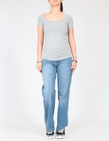 Tricou Bershka, gri