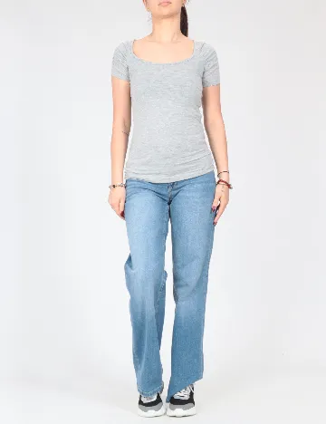 Tricou Bershka, gri