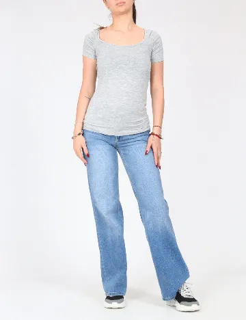 Tricou Bershka, gri