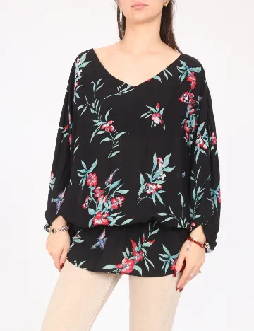 Bluza Oversize Zara, negru