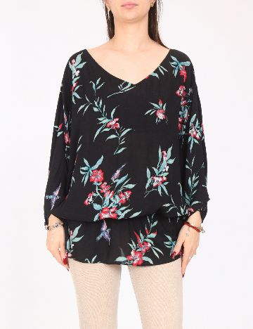 Bluza Oversize Zara, negru