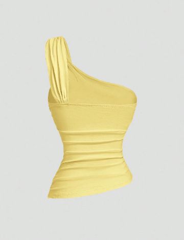Top SHEIN, galben
