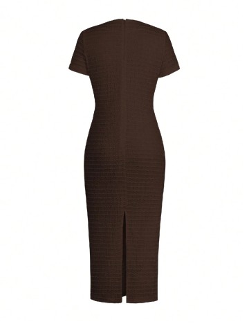 Rochie lunga SHEIN, maro