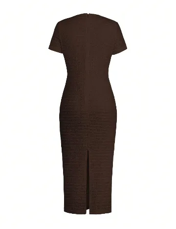 Rochie lunga SHEIN, maro