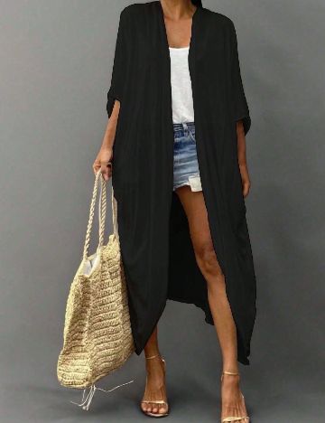 Kimono SHEIN, negru