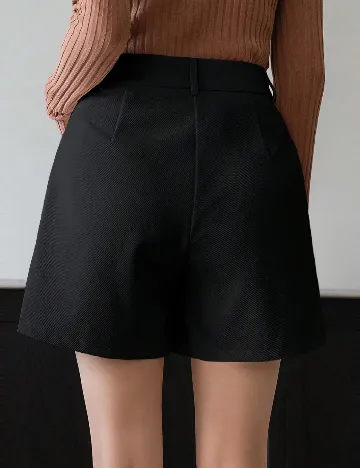 Pantaloni scurti SHEIN, negru