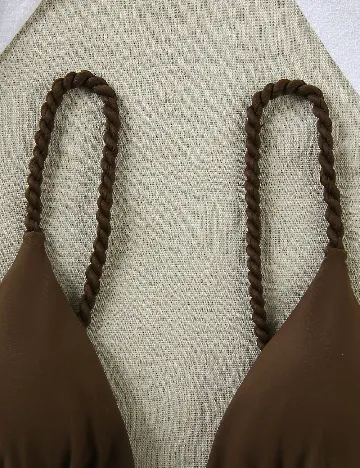 Costum de baie SHEIN, maro
