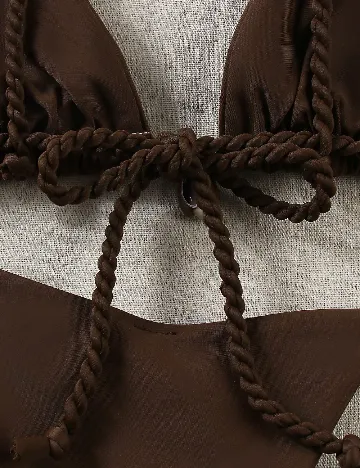 Costum de baie SHEIN, maro