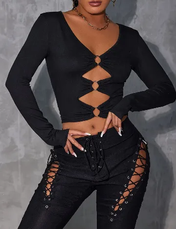 Bluza SHEIN, negru