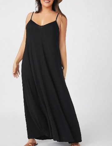 Rochie lunga SHEIN CURVE, negru