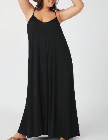 Rochie lunga SHEIN CURVE, negru