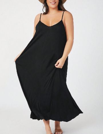 Rochie lunga SHEIN CURVE, negru